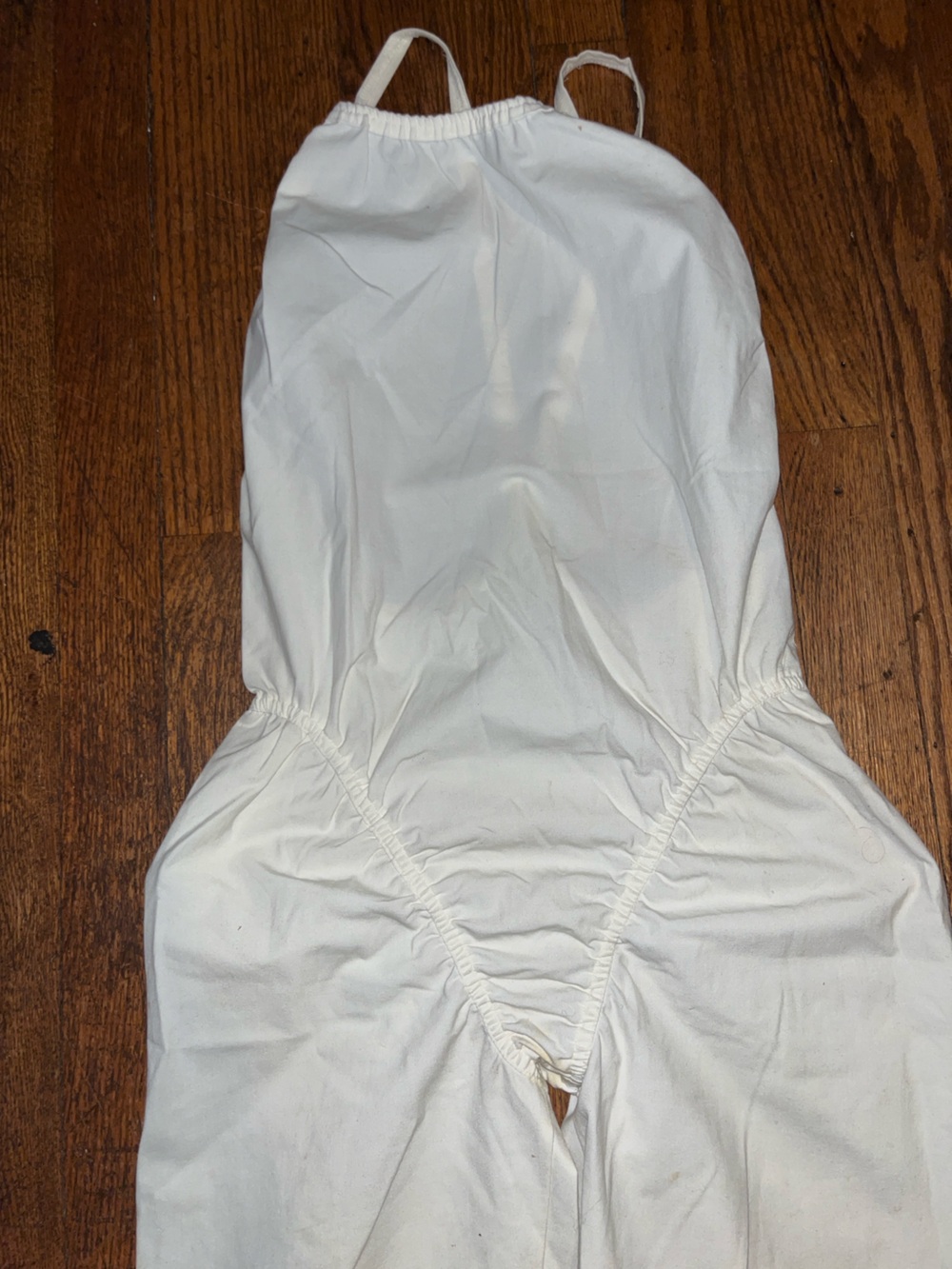 Vintage Issey Miyake for Bergdorf Goodman White Catsuit  Medium Archive # 6015